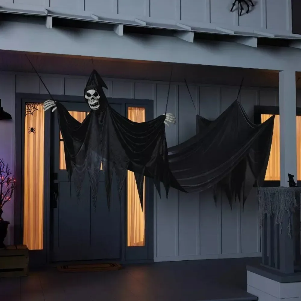 XL Flowing Ghoul Halloween Scene Prop Hyde & EEK! Boutique New In Box 12 Ft